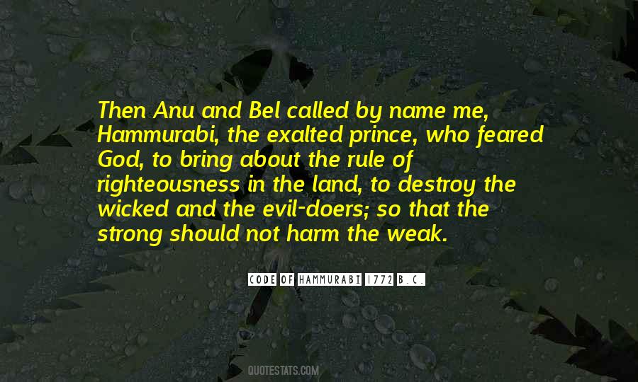 Code Of Hammurabi 1772 B.C. Quotes #140402