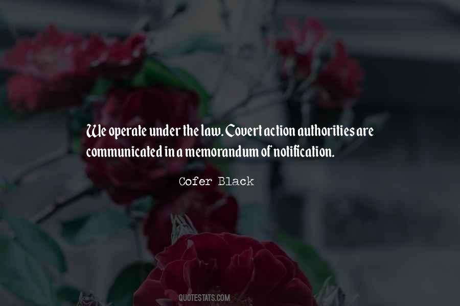 Cofer Black Quotes #489676