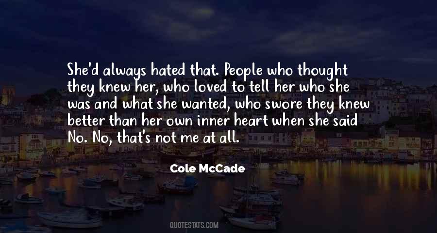 Cole McCade Quotes #189441