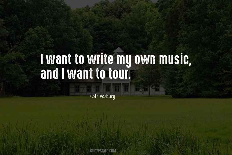 Cole Vosbury Quotes #88108