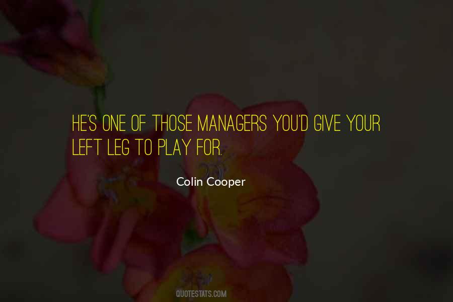 Colin Cooper Quotes #1429063