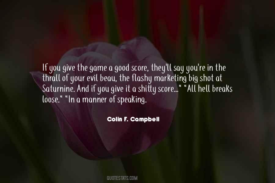 Colin F. Campbell Quotes #133888