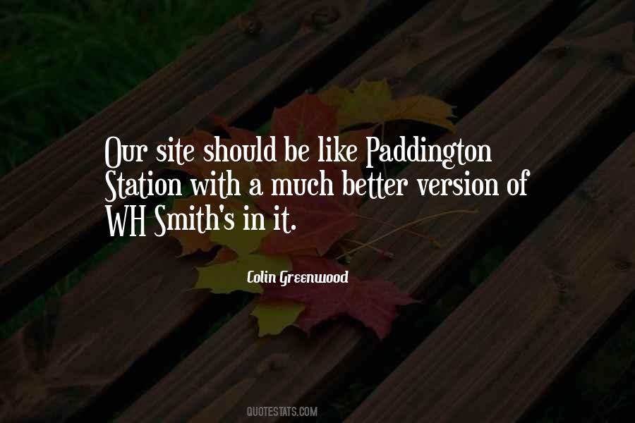 Colin Greenwood Quotes #1355929