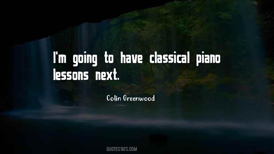 Colin Greenwood Quotes #249017
