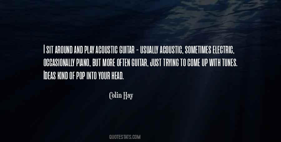 Colin Hay Quotes #200717