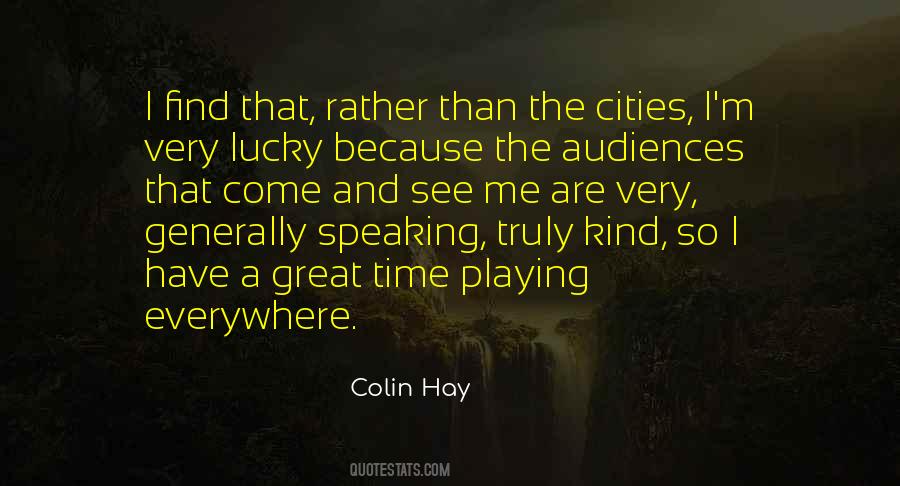 Colin Hay Quotes #826870