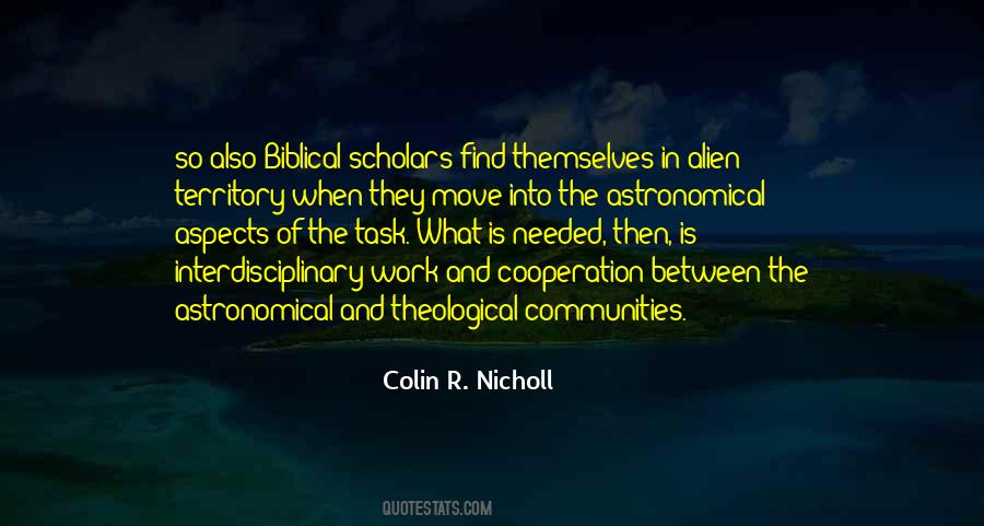 Colin R. Nicholl Quotes #782095