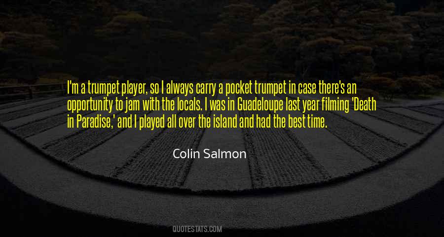 Colin Salmon Quotes #1791411