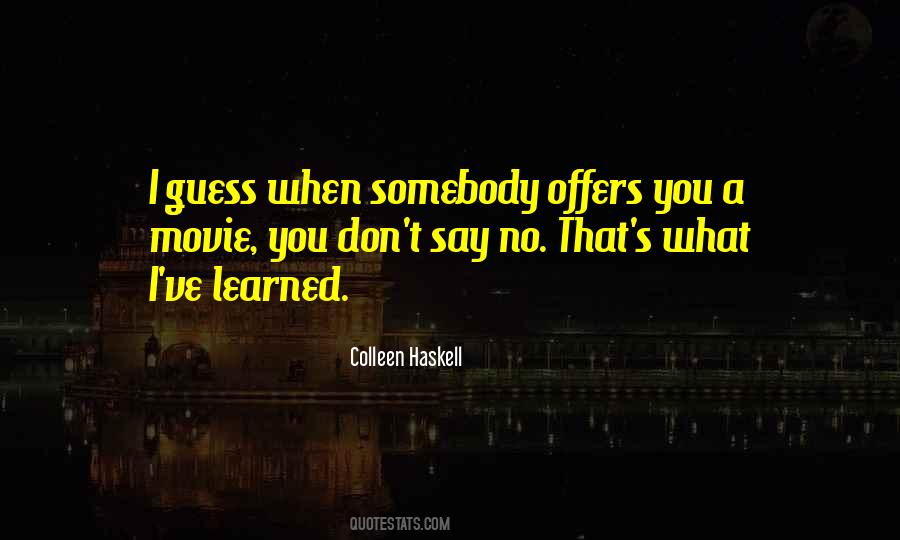 Colleen Haskell Quotes #14368