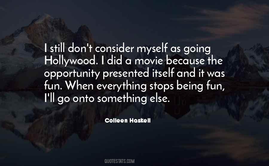 Colleen Haskell Quotes #946767