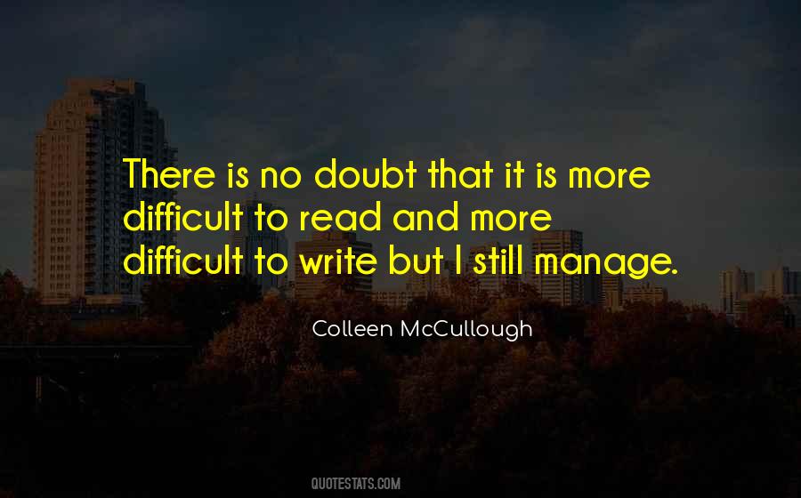 Colleen McCullough Quotes #436949