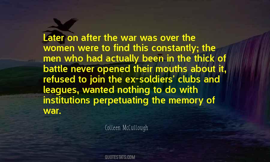 Colleen McCullough Quotes #445723