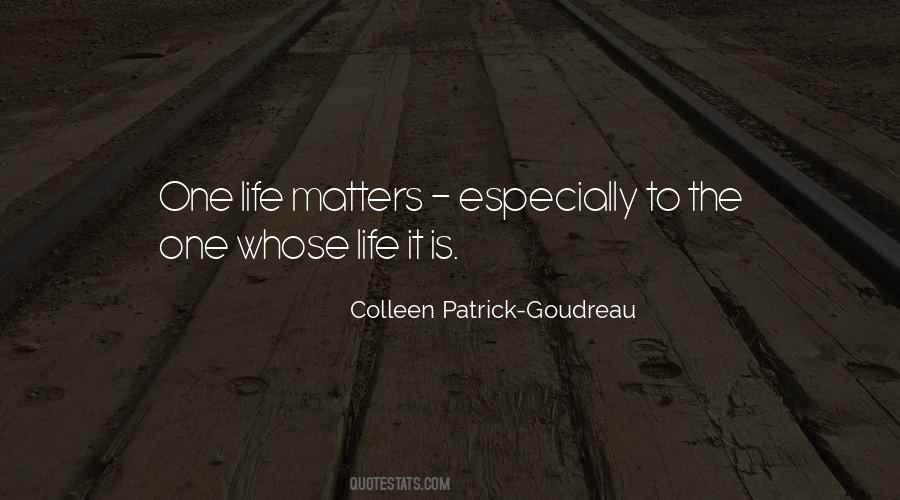 Colleen Patrick-Goudreau Quotes #1074667