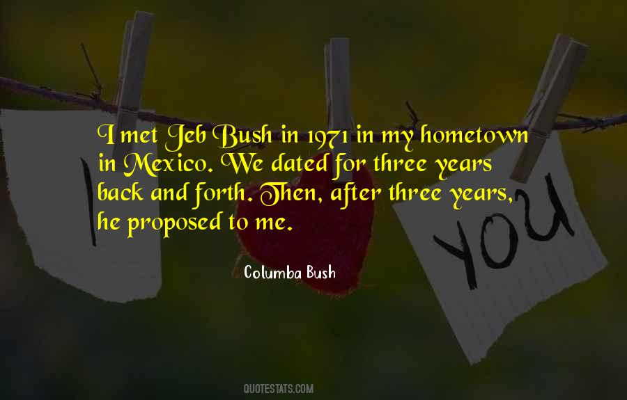 Columba Bush Quotes #203740