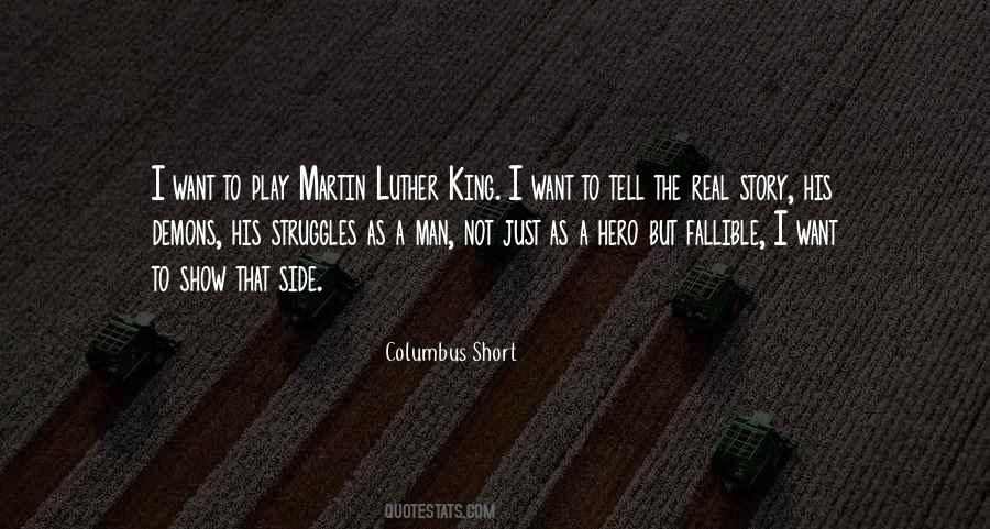 Columbus Short Quotes #544796