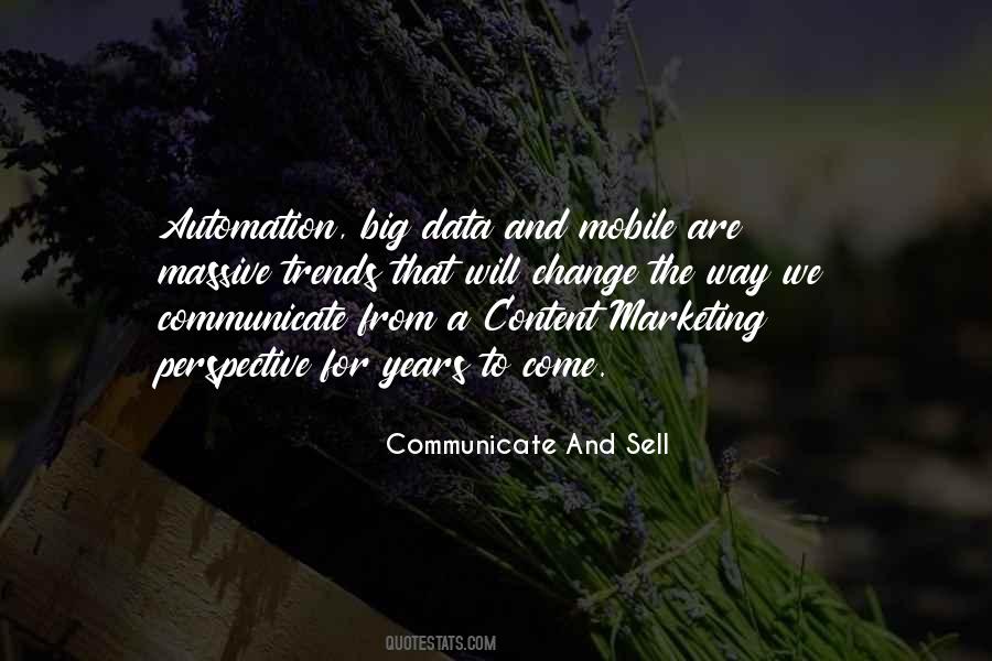 Communicate And Sell Quotes #1623913