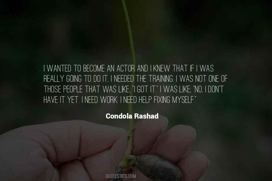 Condola Rashad Quotes #1012423