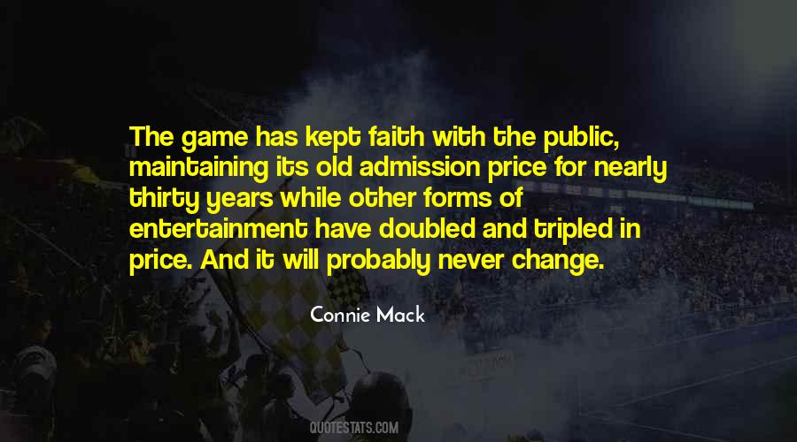 Connie Mack Quotes #117344