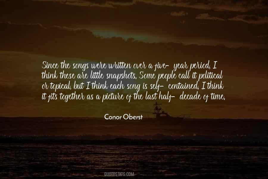 Conor Oberst Quotes #819007