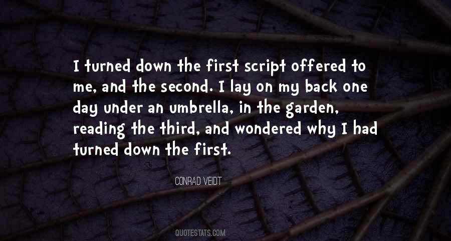 Conrad Veidt Quotes #1095988