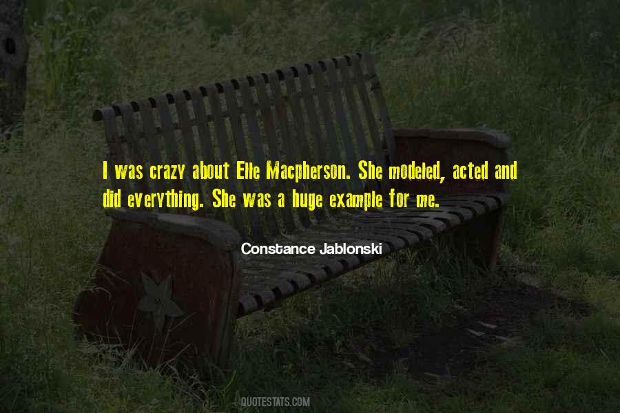 Constance Jablonski Quotes #498436