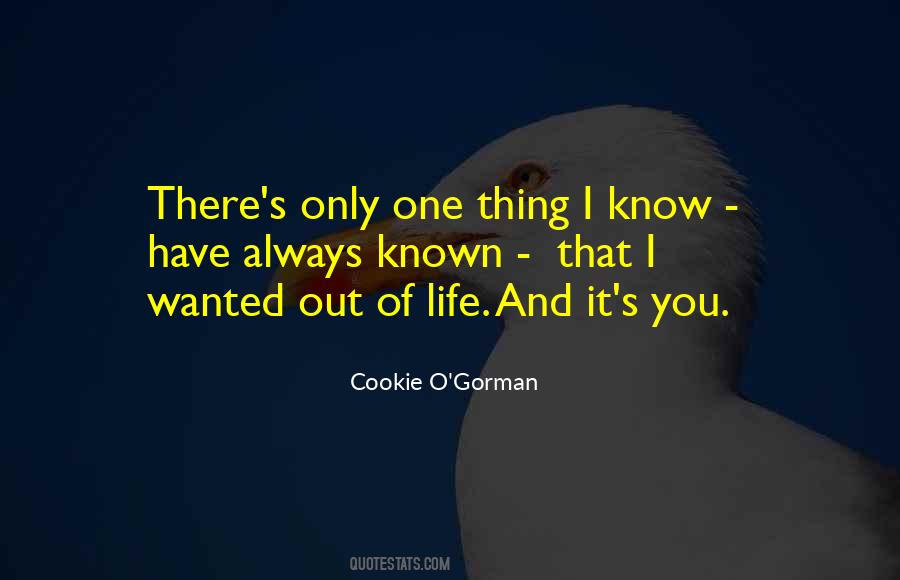 Cookie O'Gorman Quotes #770585
