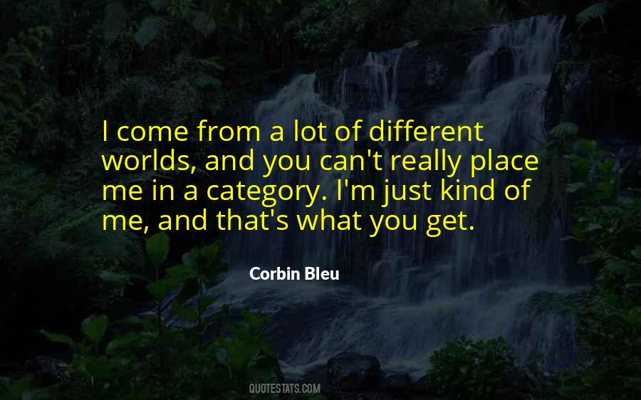 Corbin Bleu Quotes #83713