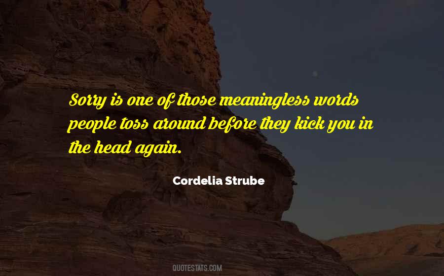 Cordelia Strube Quotes #888347