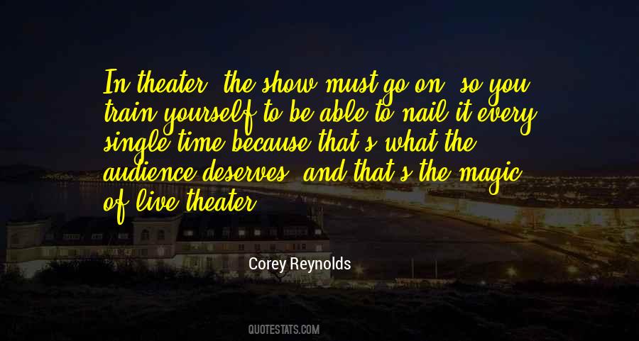 Corey Reynolds Quotes #240294