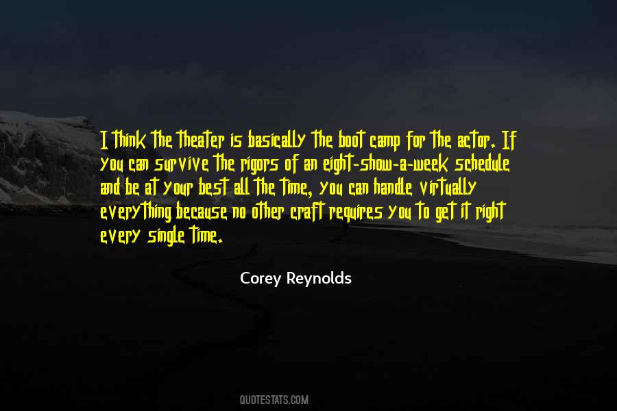 Corey Reynolds Quotes #345262