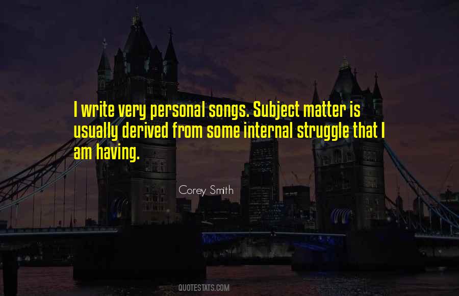 Corey Smith Quotes #327551