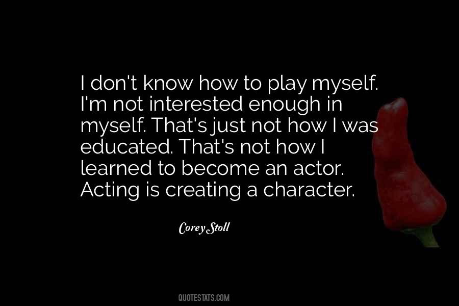 Corey Stoll Quotes #436163