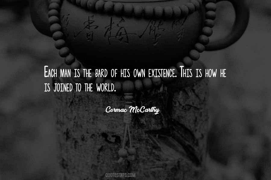 Cormac McCarthy Quotes #1755029