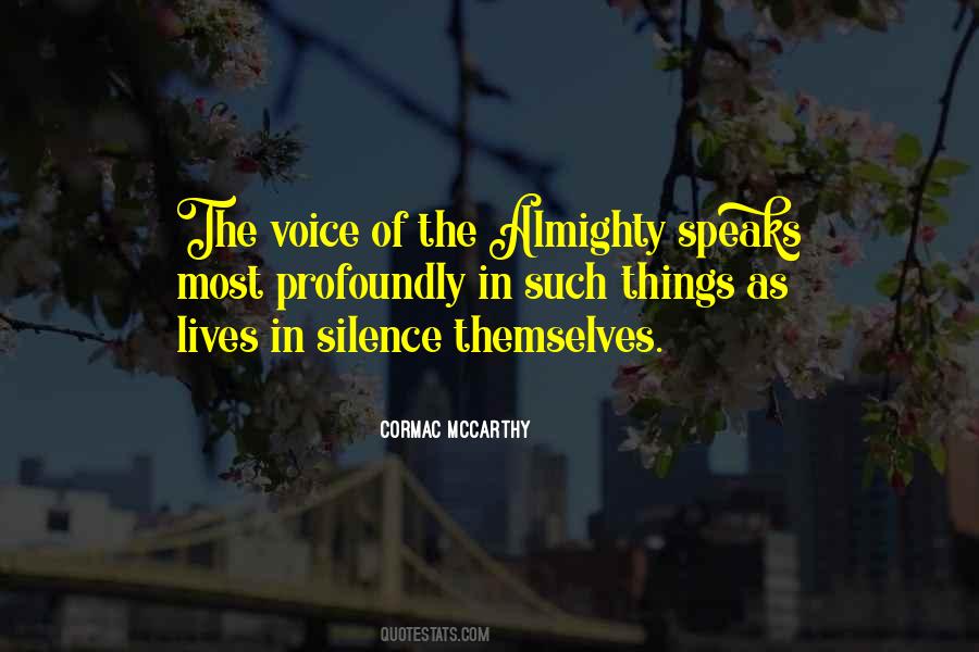 Cormac McCarthy Quotes #25084