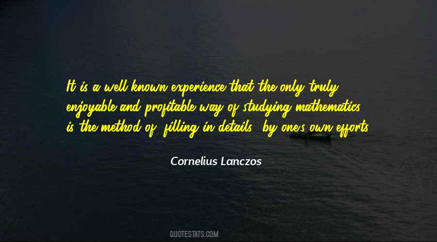 Cornelius Lanczos Quotes #697317