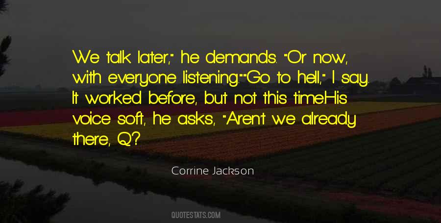 Corrine Jackson Quotes #68730