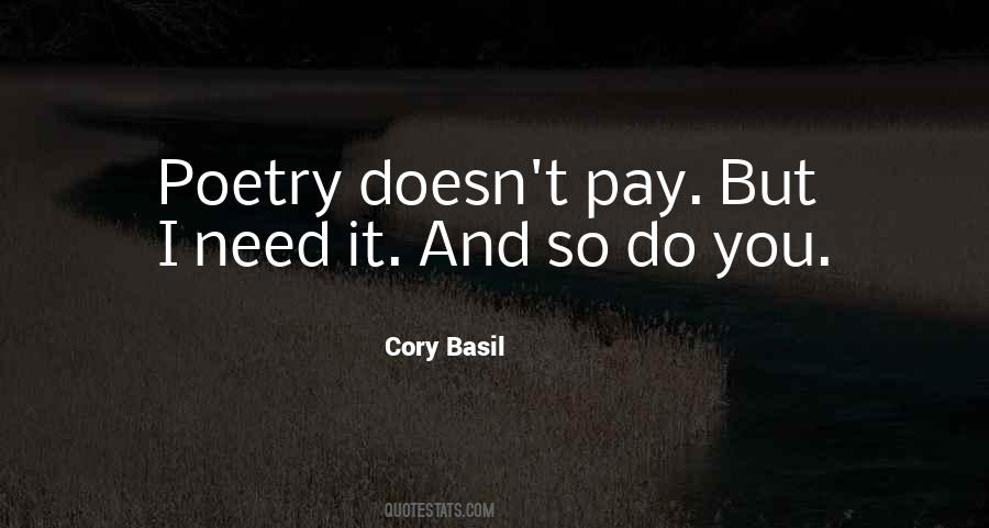 Cory Basil Quotes #1004874