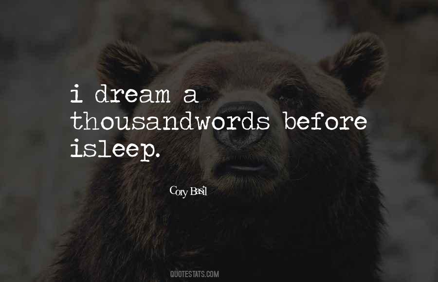 Cory Basil Quotes #1722968