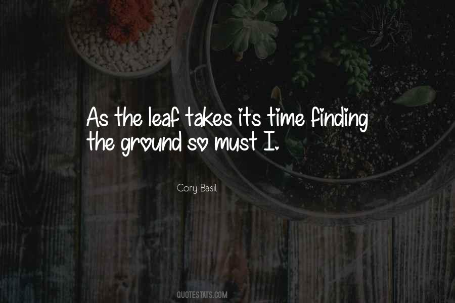 Cory Basil Quotes #79568