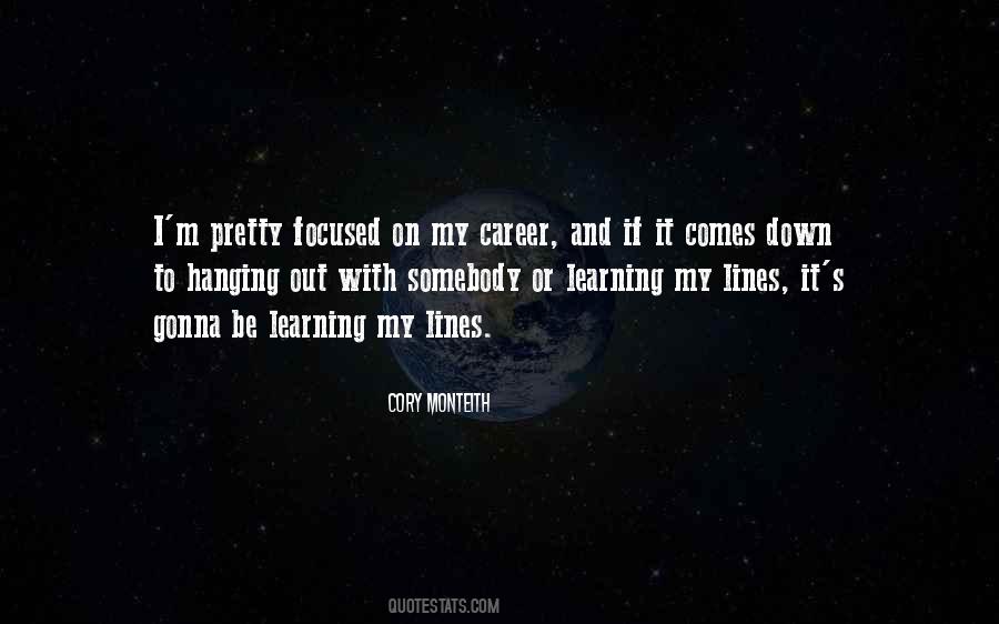 Cory Monteith Quotes #1318254