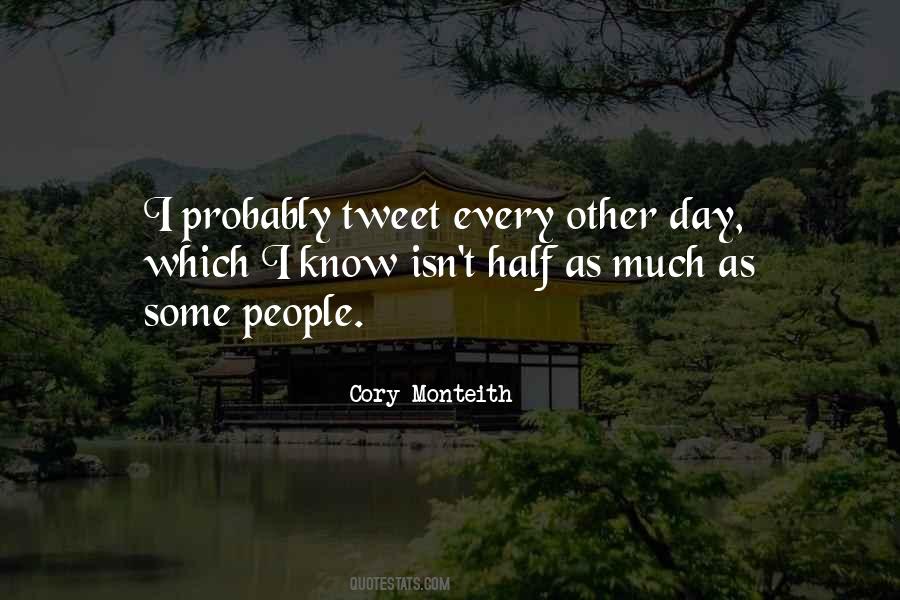 Cory Monteith Quotes #1629684