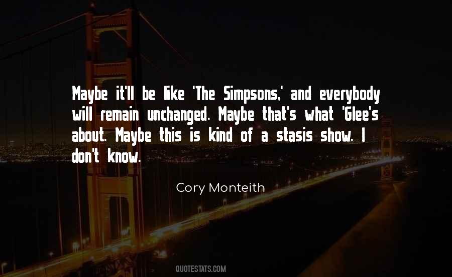 Cory Monteith Quotes #1717060