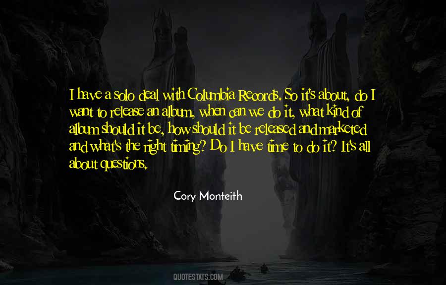 Cory Monteith Quotes #37661