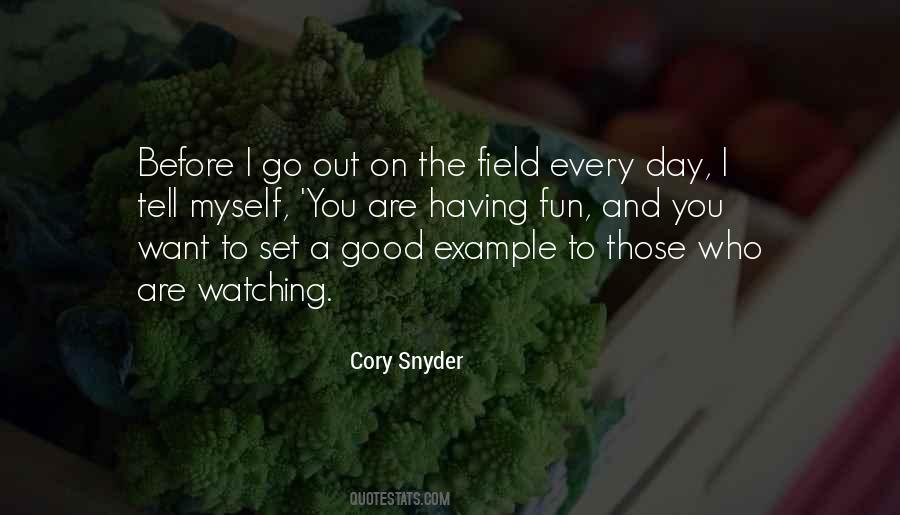 Cory Snyder Quotes #642334