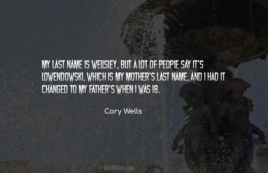 Cory Wells Quotes #1402593 Cory Wells Quotes #1402593