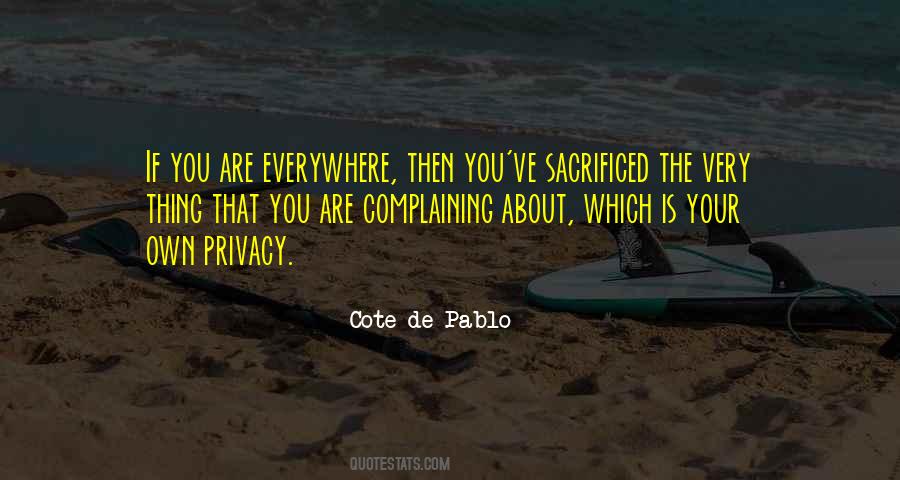 Cote De Pablo Quotes #1845730