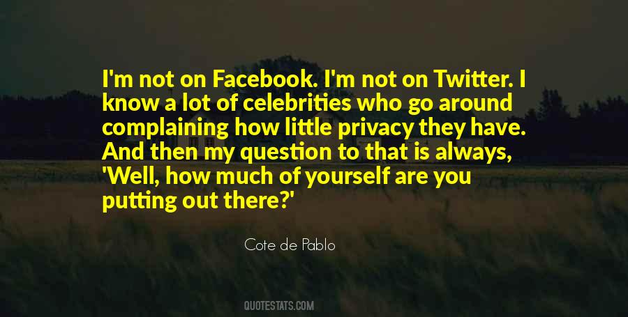 Cote De Pablo Quotes #801930