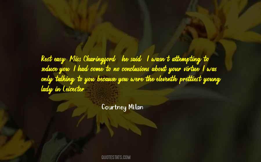 Courtney Milan Quotes #668942