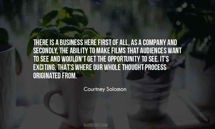 Courtney Solomon Quotes #1046224