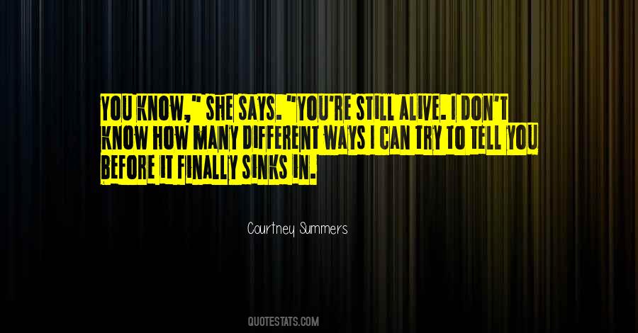 Courtney Summers Quotes #564731